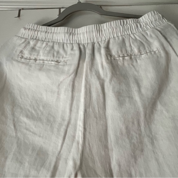Linen and Cotton White Pants - Picture 4 of 16